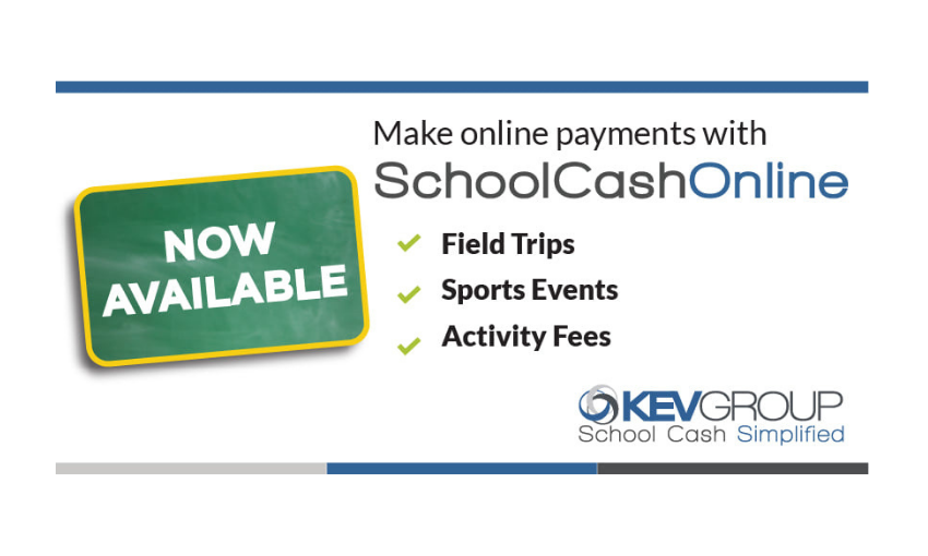 make online payments with School cash online: field trips, sports events, activity fees