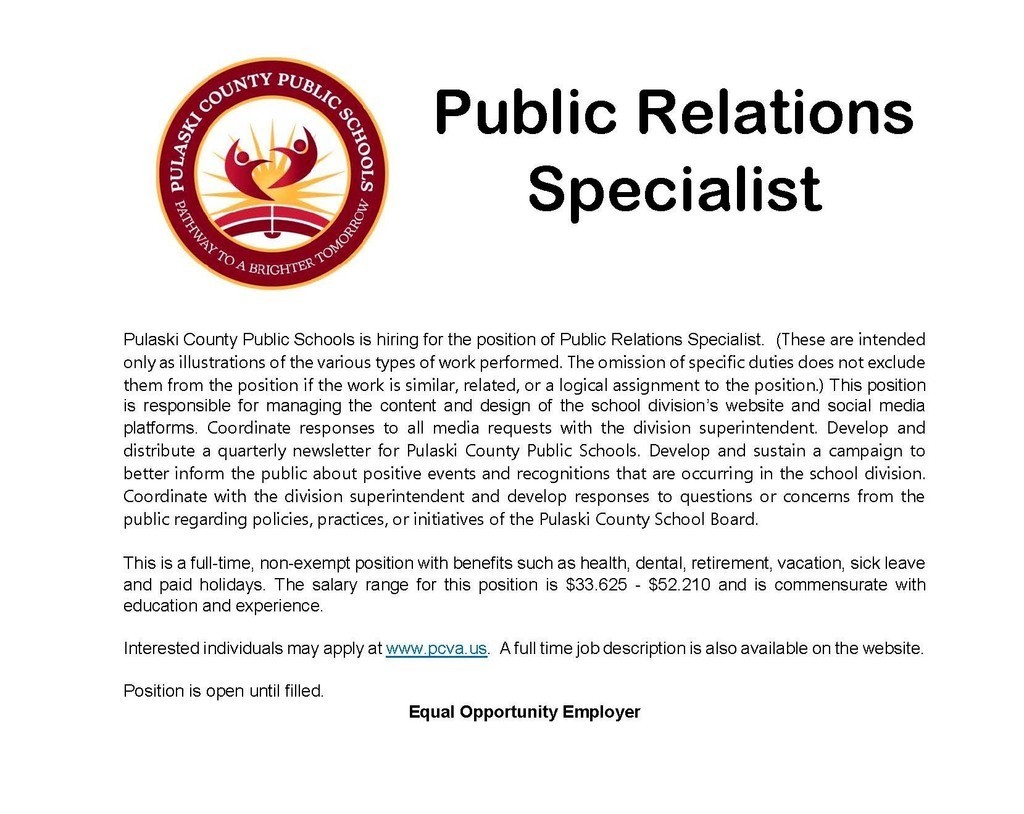 Public Relations Specialist