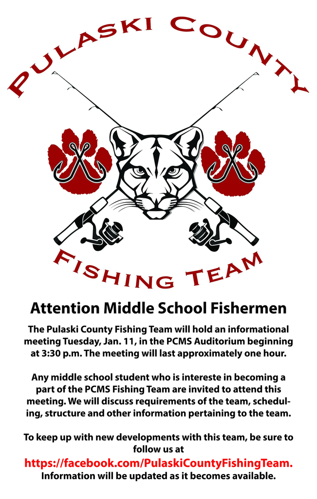 pcms fishing team info