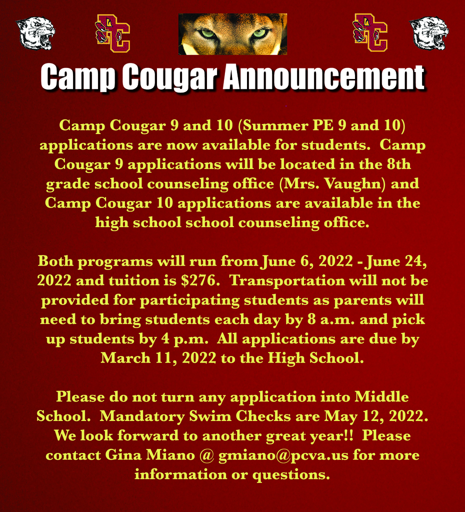 camp cougar info