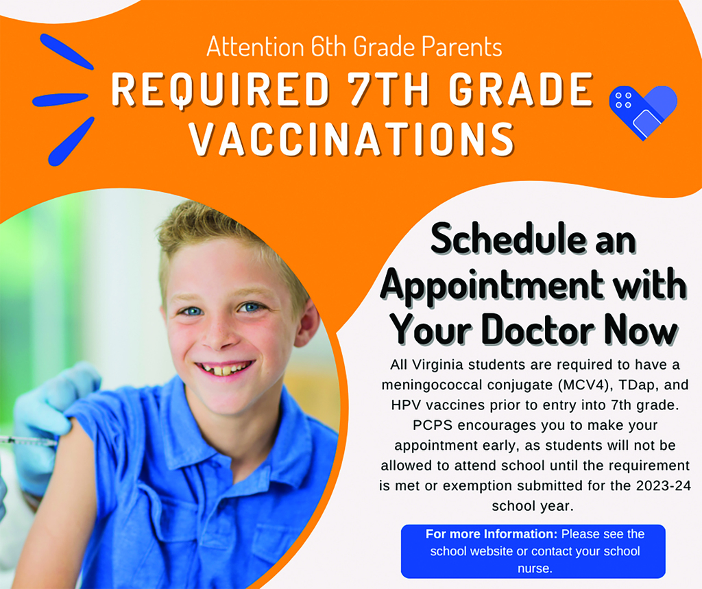 7th grade vaccinations