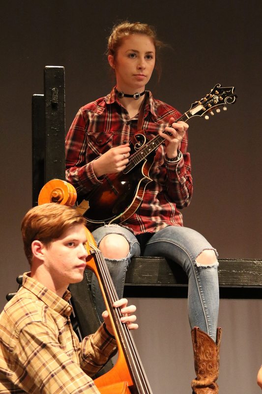 Addie Levy in the PCHS production of "You don't know Jack"