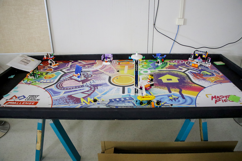 First LEGO League competition tables were donated earlier in the year.